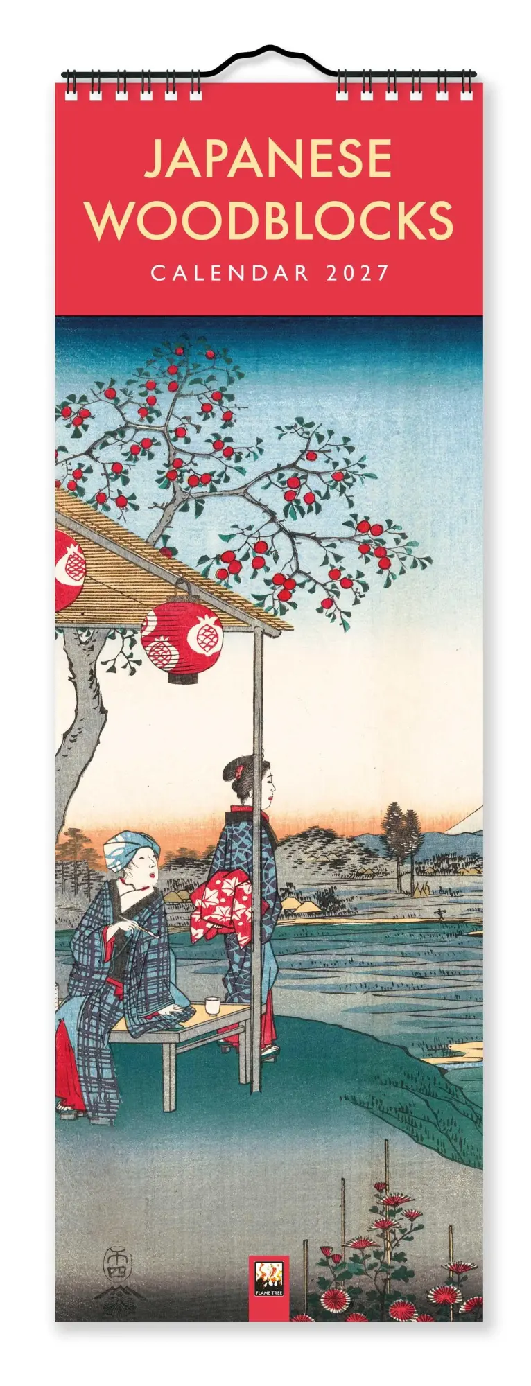 Cover: 9781806941629 | Japanese Woodblocks - Japanische Holzschnitte - Slimline-Kalender...