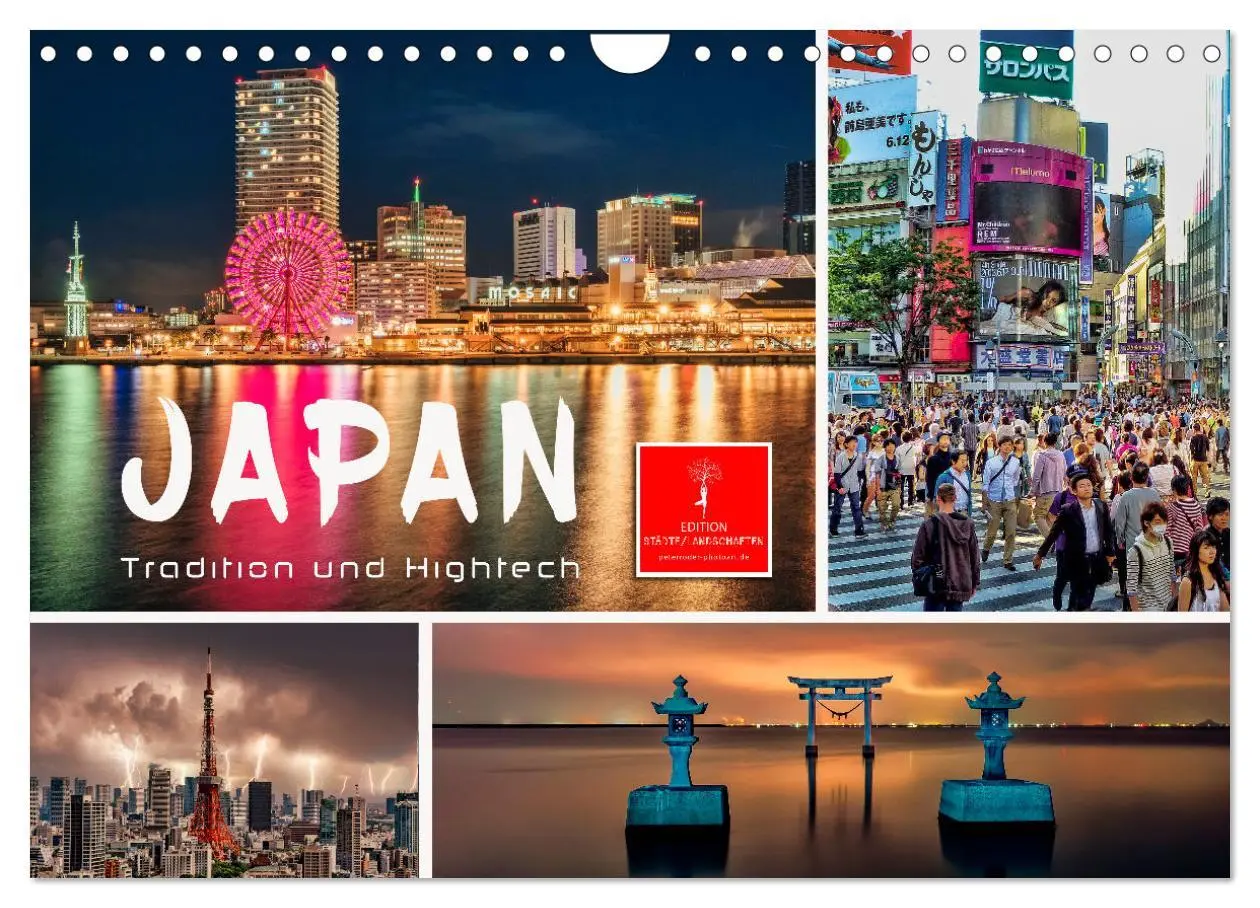 Cover: 9783457581629 | Japan - Tradition und Hightech (Wandkalender 2026 DIN A4 quer),...