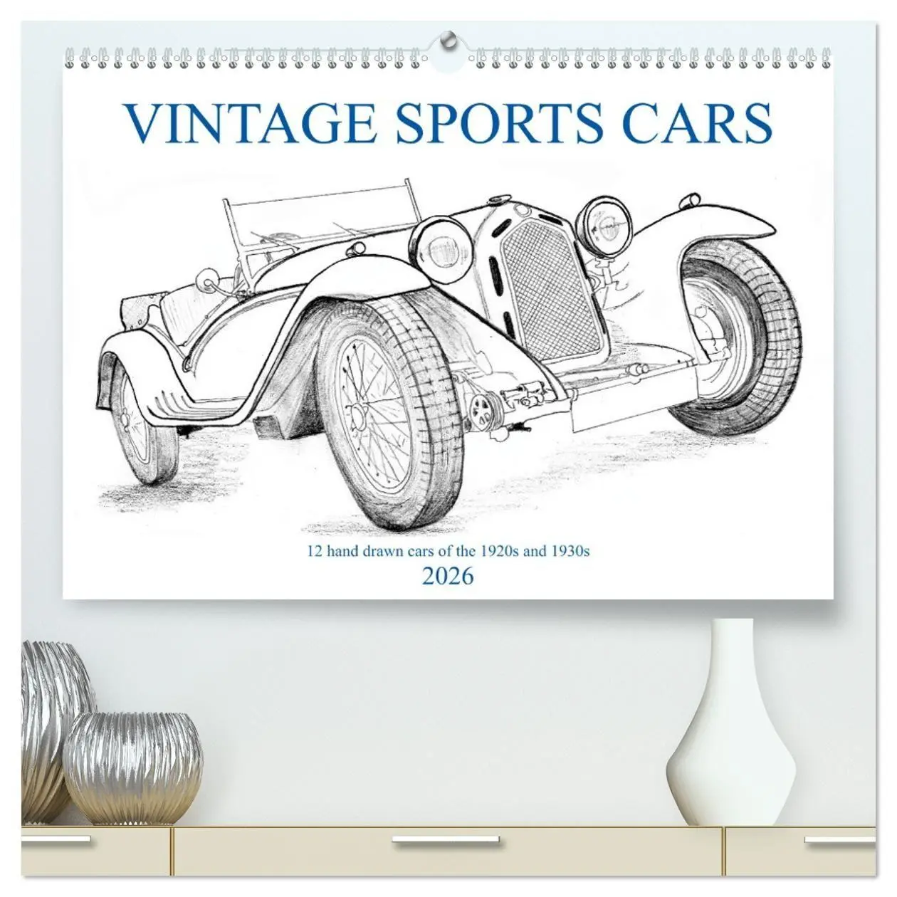Cover: 9783457651629 | Vintage Sports Cars (hochwertiger Premium Wandkalender 2026 DIN A2...