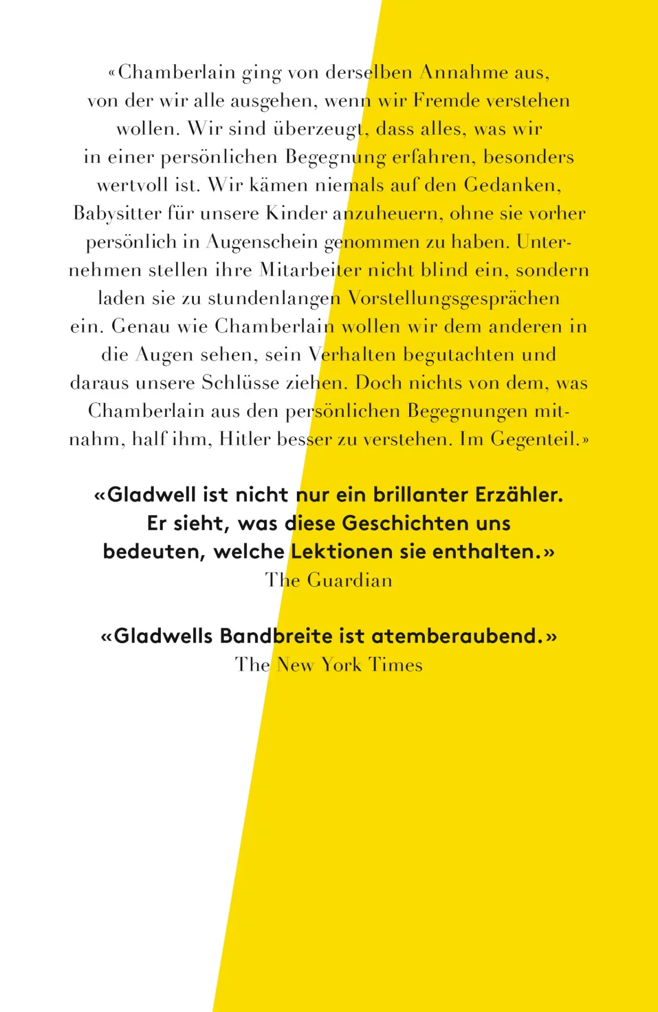 Rückseite: 9783498001629 | Die Kunst, nicht aneinander vorbeizureden | Malcolm Gladwell | Buch