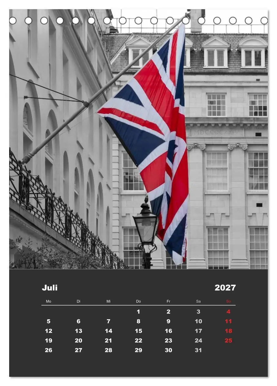 Bild: 9783594101629 | Glanzlichter einer Metropole LONDON (Tischkalender 2027 DIN A5...