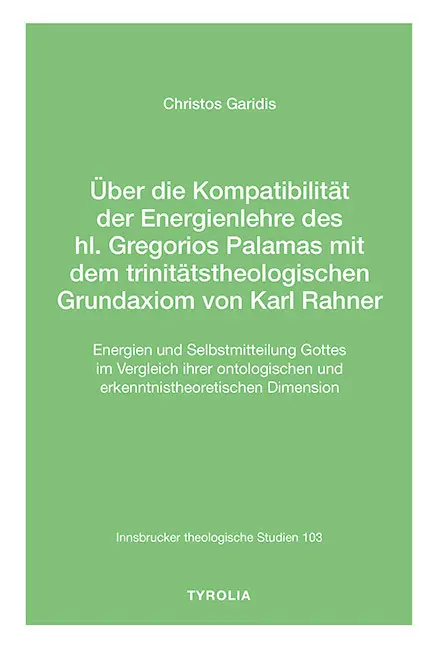 Cover: 9783702241629 | Über die Kompatibilität der Energienlehre des hl. Gregorios Palamas...