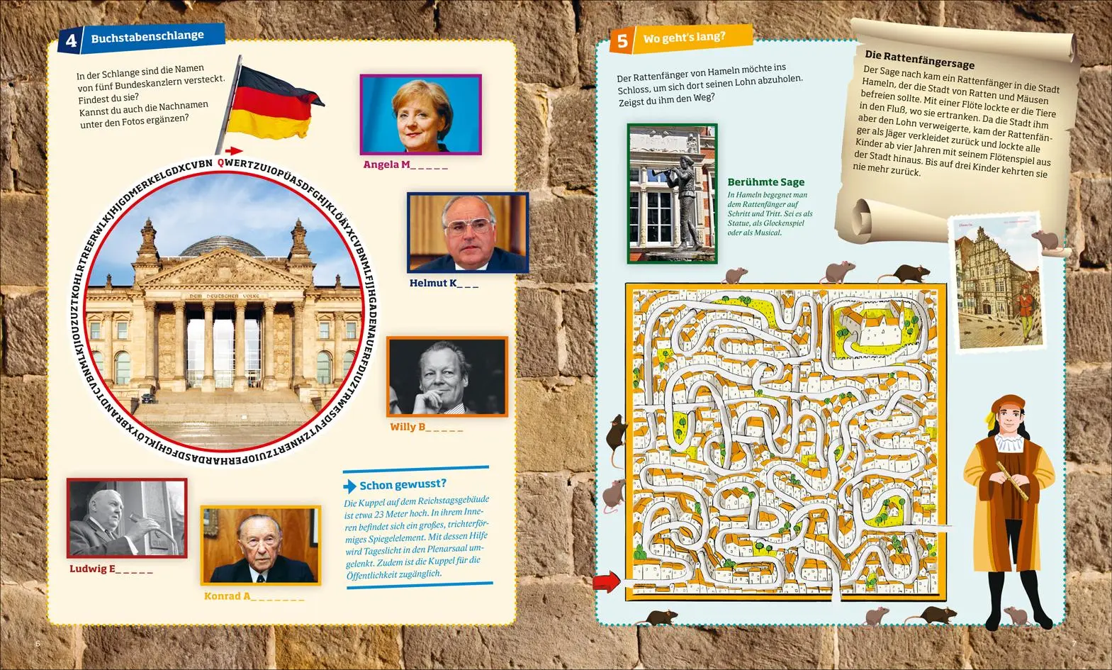 Bild: 9783788621629 | WAS IST WAS Rätseln und Stickern: Deutschland | Anja Kunze | Buch