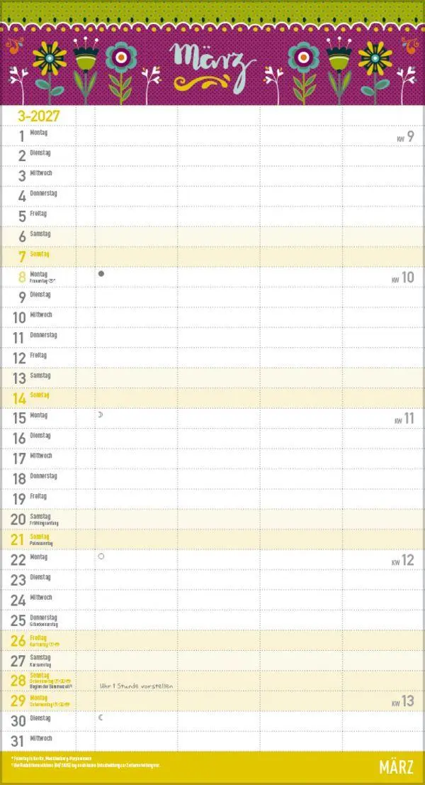 Bild: 9783819301629 | Familienplaner Vintage Zetteltasche 2027 | Korsch Verlag | Kalender