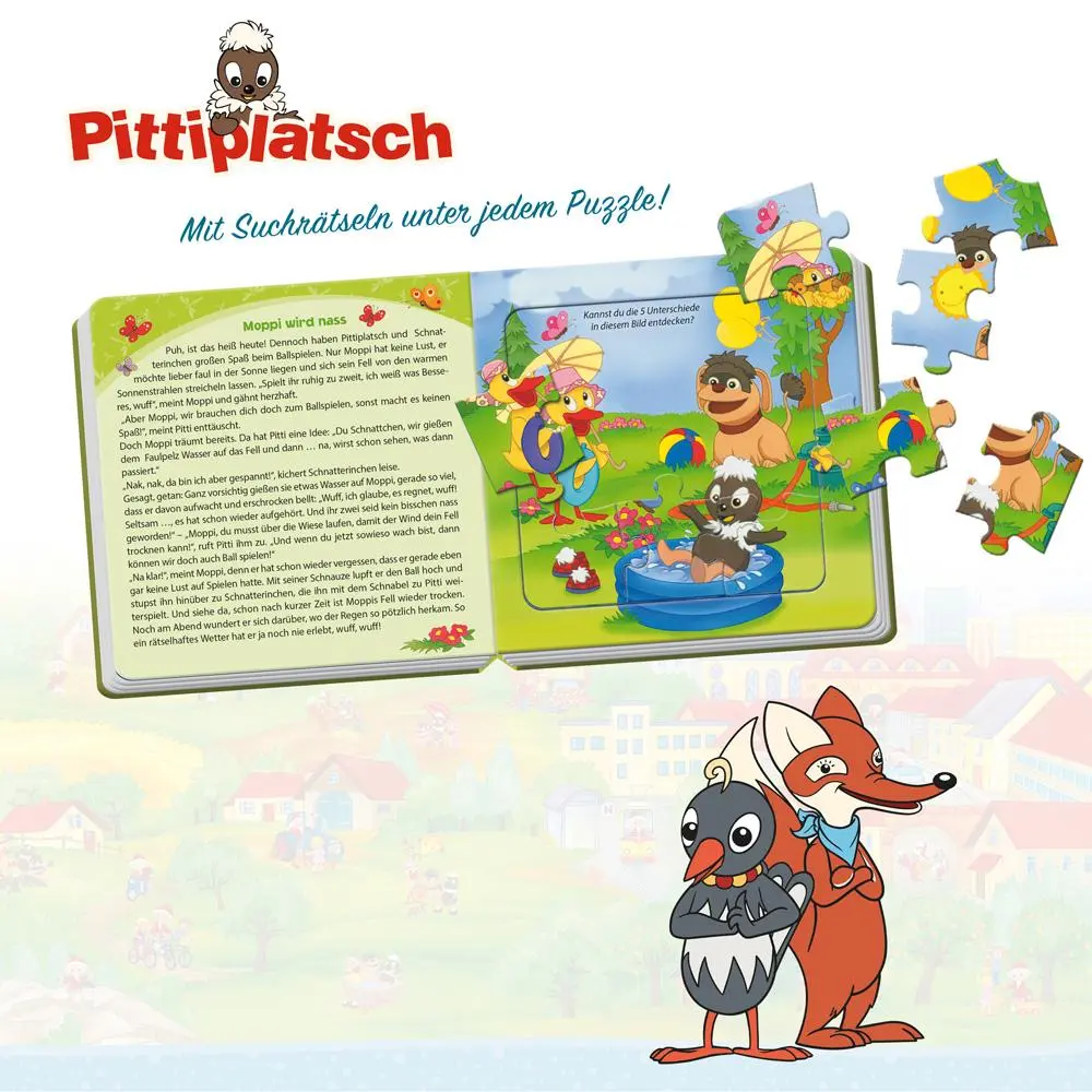 Bild: 9783965521629 | Trötsch Unser Sandmännchen Puzzlebuch mit 4 Puzzle Pittiplatsch | KG