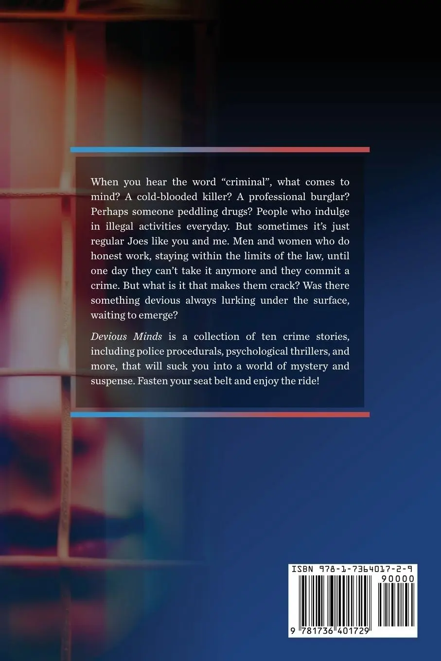 Rückseite: 9781736401729 | Devious Minds | Short stories packed with suspense | Vineet Verma
