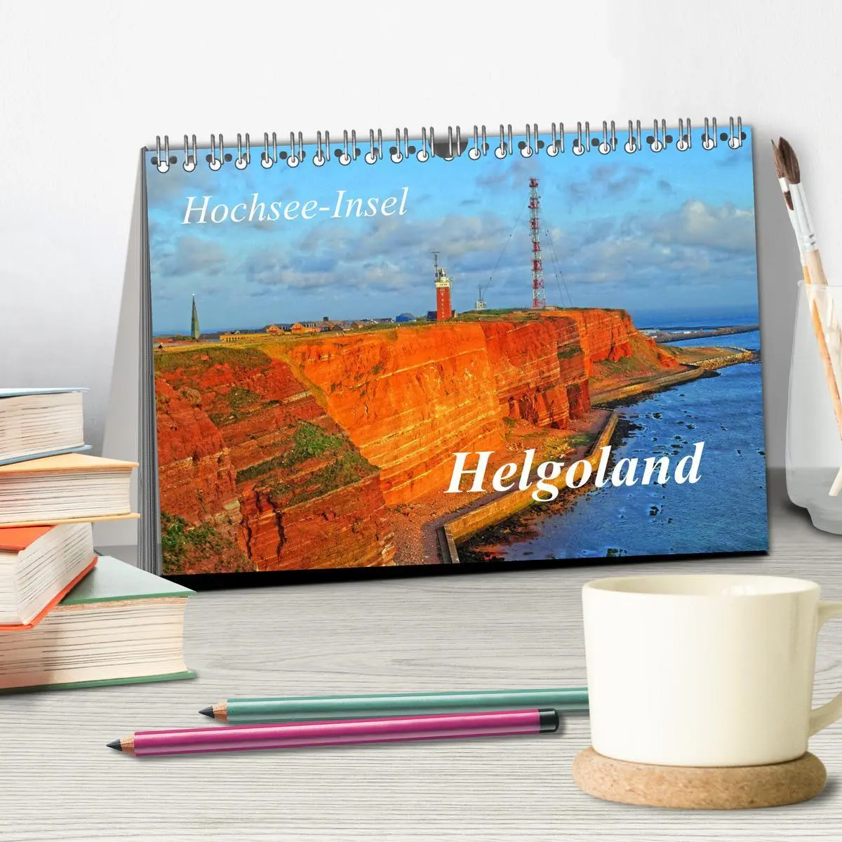 Bild: 9783457951729 | Hochsee-Insel Helgoland (Tischkalender 2026 DIN A5 quer), CALVENDO...