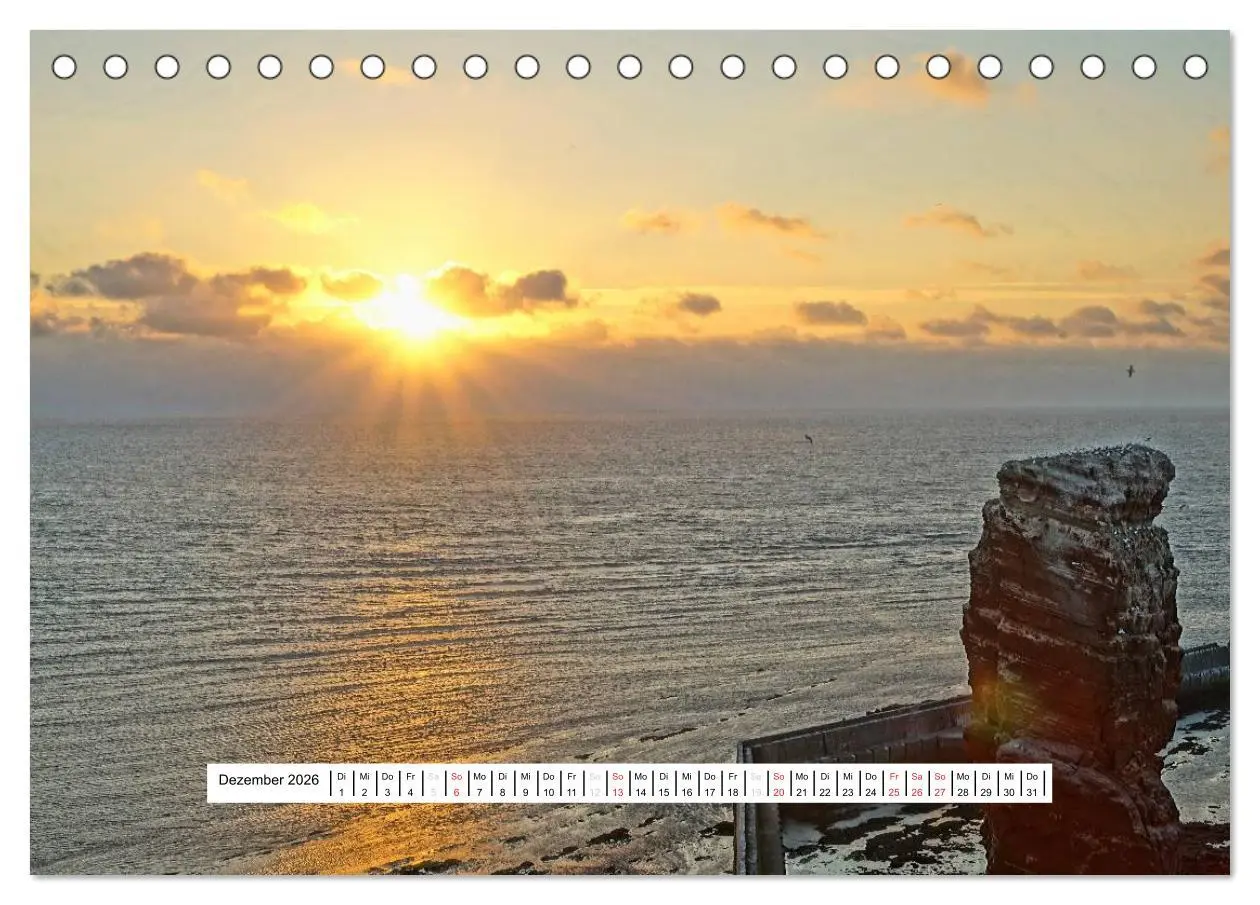 Bild: 9783457951729 | Hochsee-Insel Helgoland (Tischkalender 2026 DIN A5 quer), CALVENDO...