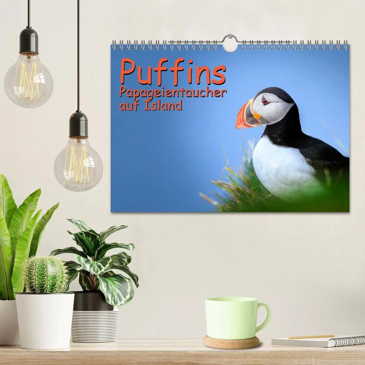 Bild: 9783516661729 | Puffins - Papageientaucher auf Island (Wandkalender 2026 DIN A4...