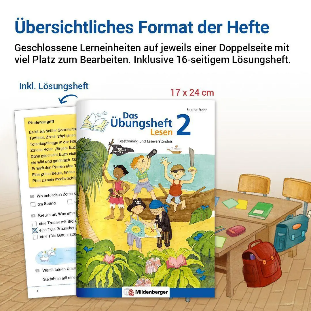 Bild: 9783619241729 | Das Übungsheft Lesen 2 | Sabine Stehr | Broschüre | 64 S. | Deutsch