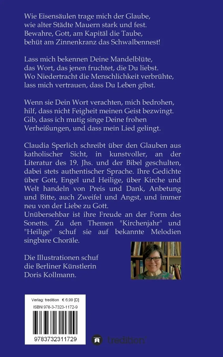 Rückseite: 9783732311729 | Lass mich bekennen Deine Mandelblüte | Gedichte | Claudia Sperlich