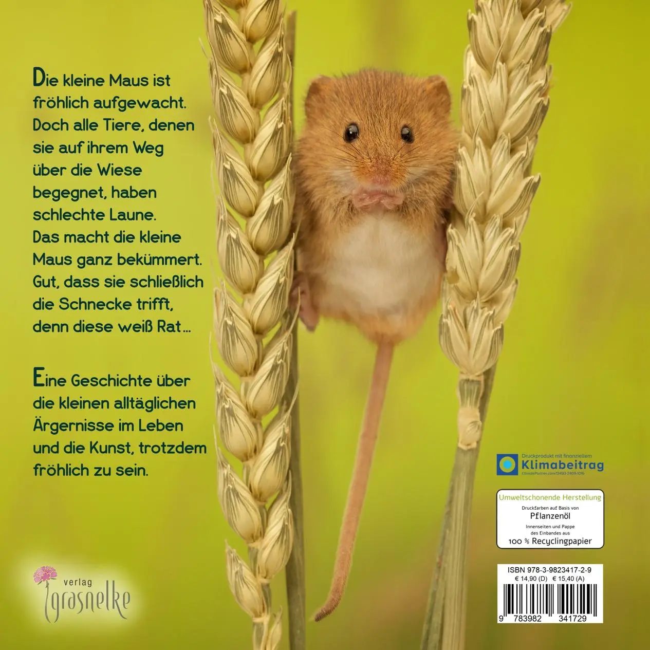 Rückseite: 9783982341729 | Guten Morgen, kleine Maus! | Eine Geschichte zum Fröhlichsein | Buch