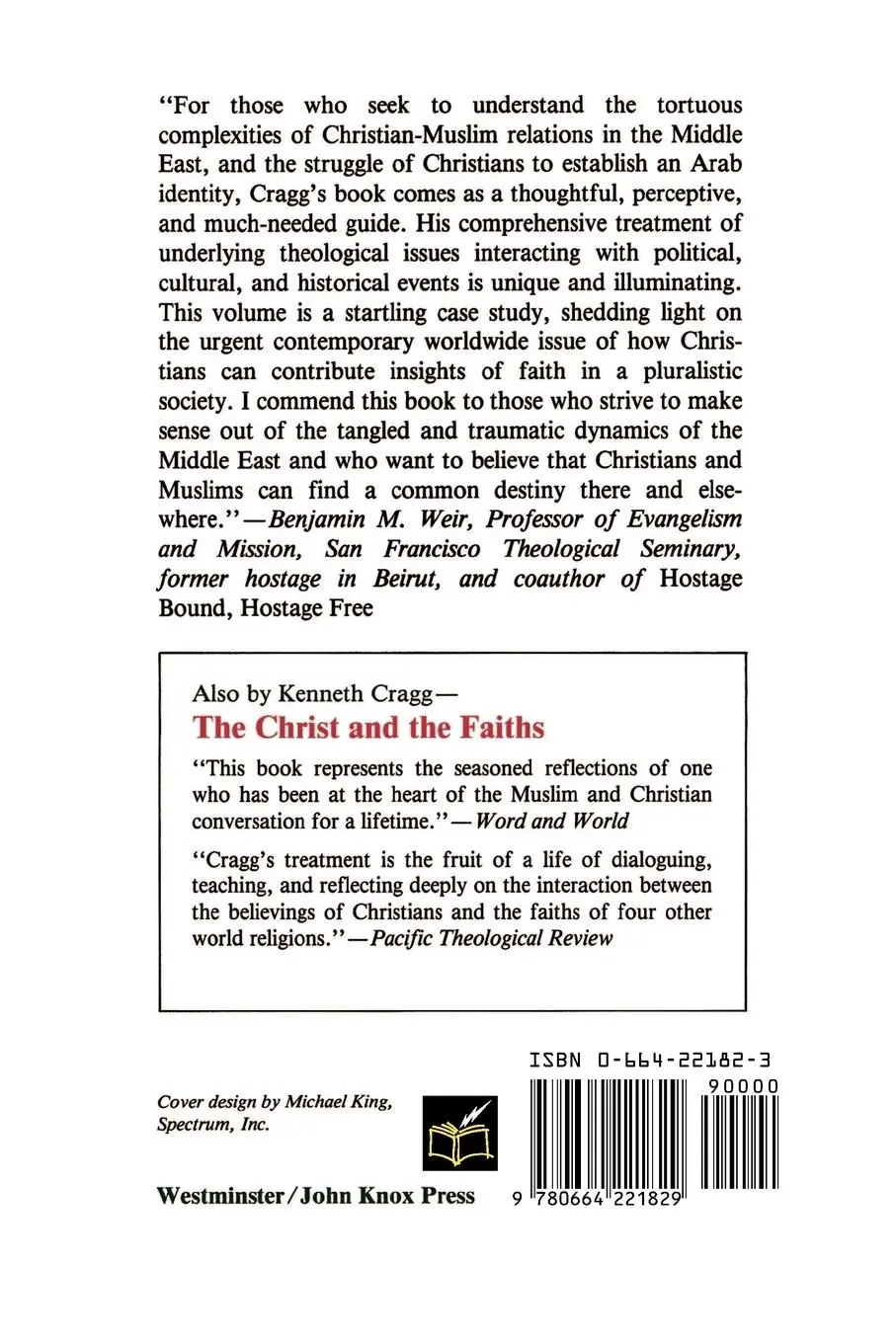 Rückseite: 9780664221829 | The Arab Christian | A History in the Middle East | Kenneth Cragg