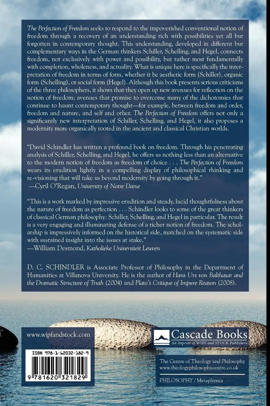 Rückseite: 9781620321829 | The Perfection of Freedom | D. C. Schindler | Taschenbuch | Englisch