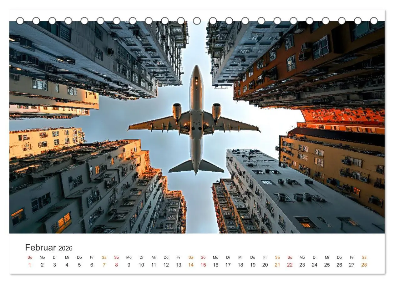Bild: 9783457251829 | Flugzeuge - Stahlriesen am Himmel (Tischkalender 2026 DIN A5 quer),...