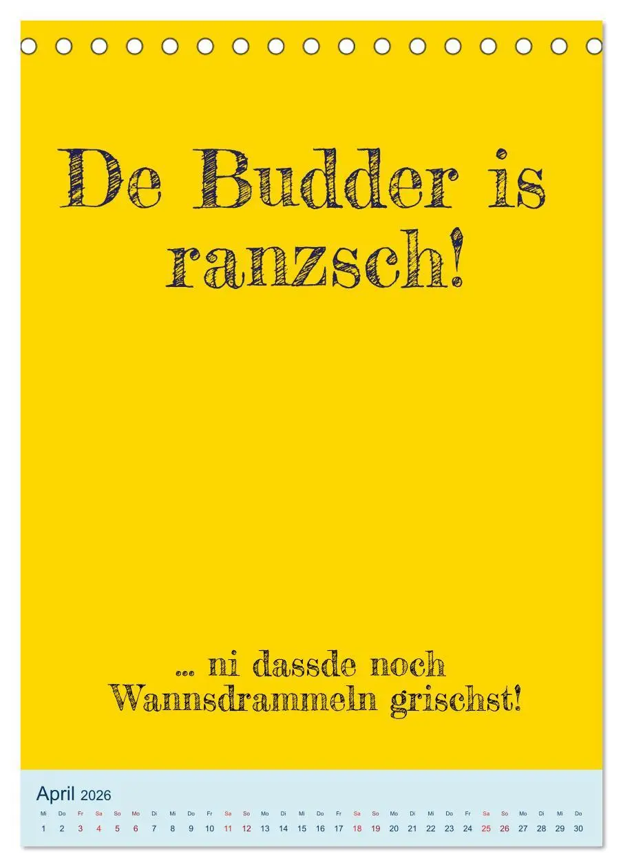 Bild: 9783516341829 | Ningelnäsorum! Mundart und Dialekt Kalender Sachsen (Tischkalender...