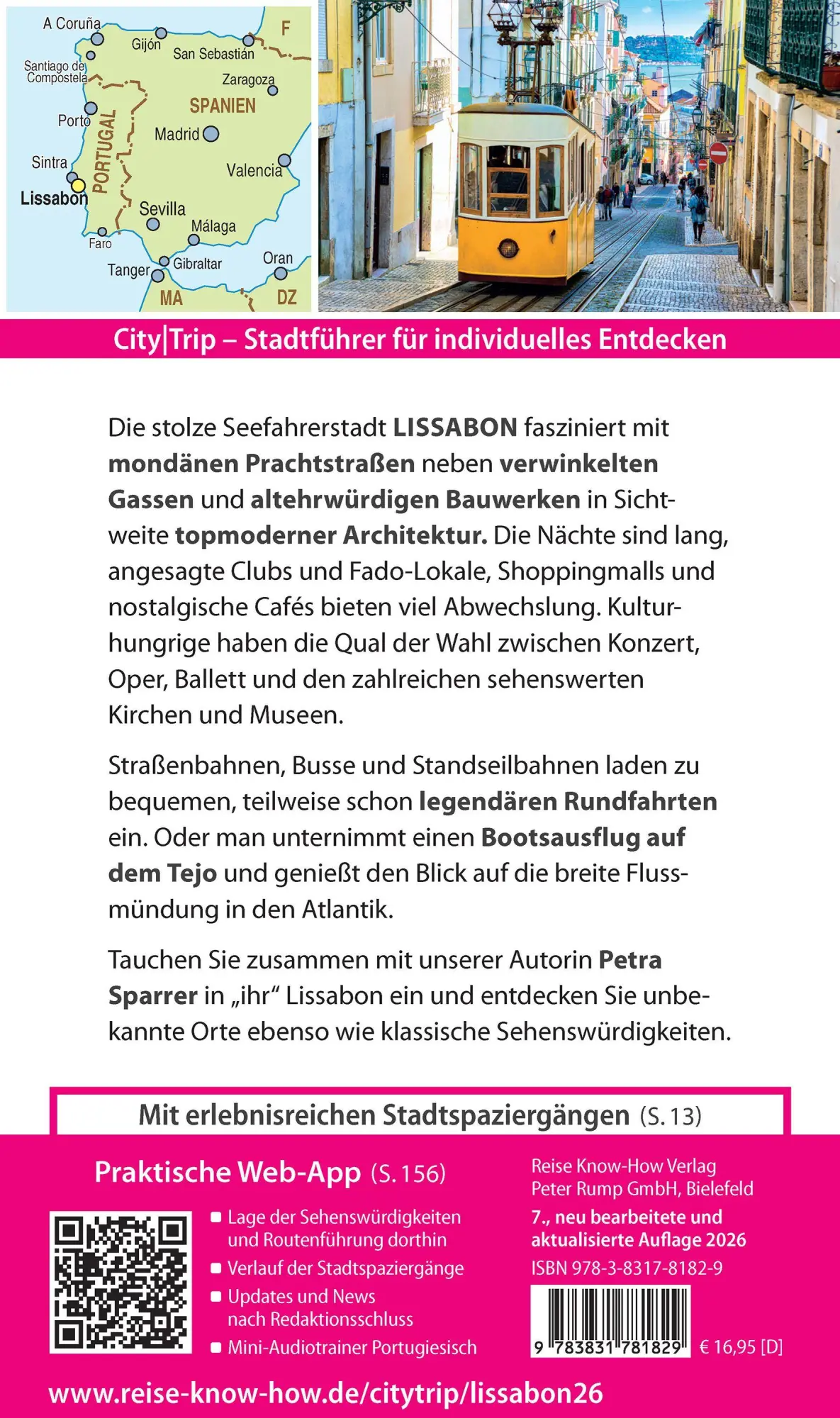 Bild: 9783831781829 | Reise Know-How CityTrip Lissabon | Petra Sparrer | Taschenbuch | 2026