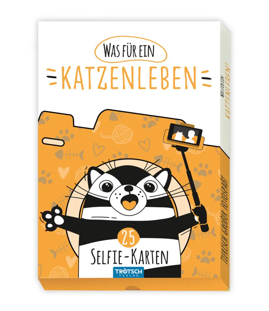 Cover: 4251901501929 | Trötsch Kartenset Selfiekarten Was für ein Katzenleben | Verlag | Box