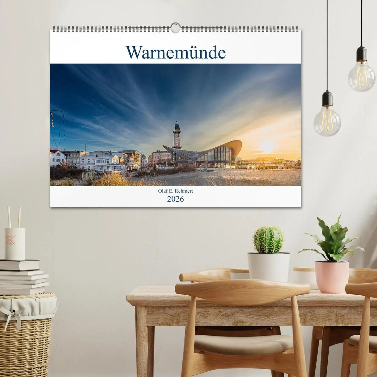 Bild: 9783457621929 | Warnemünde by Olaf Rehmert (Wandkalender 2026 DIN A2 quer),...