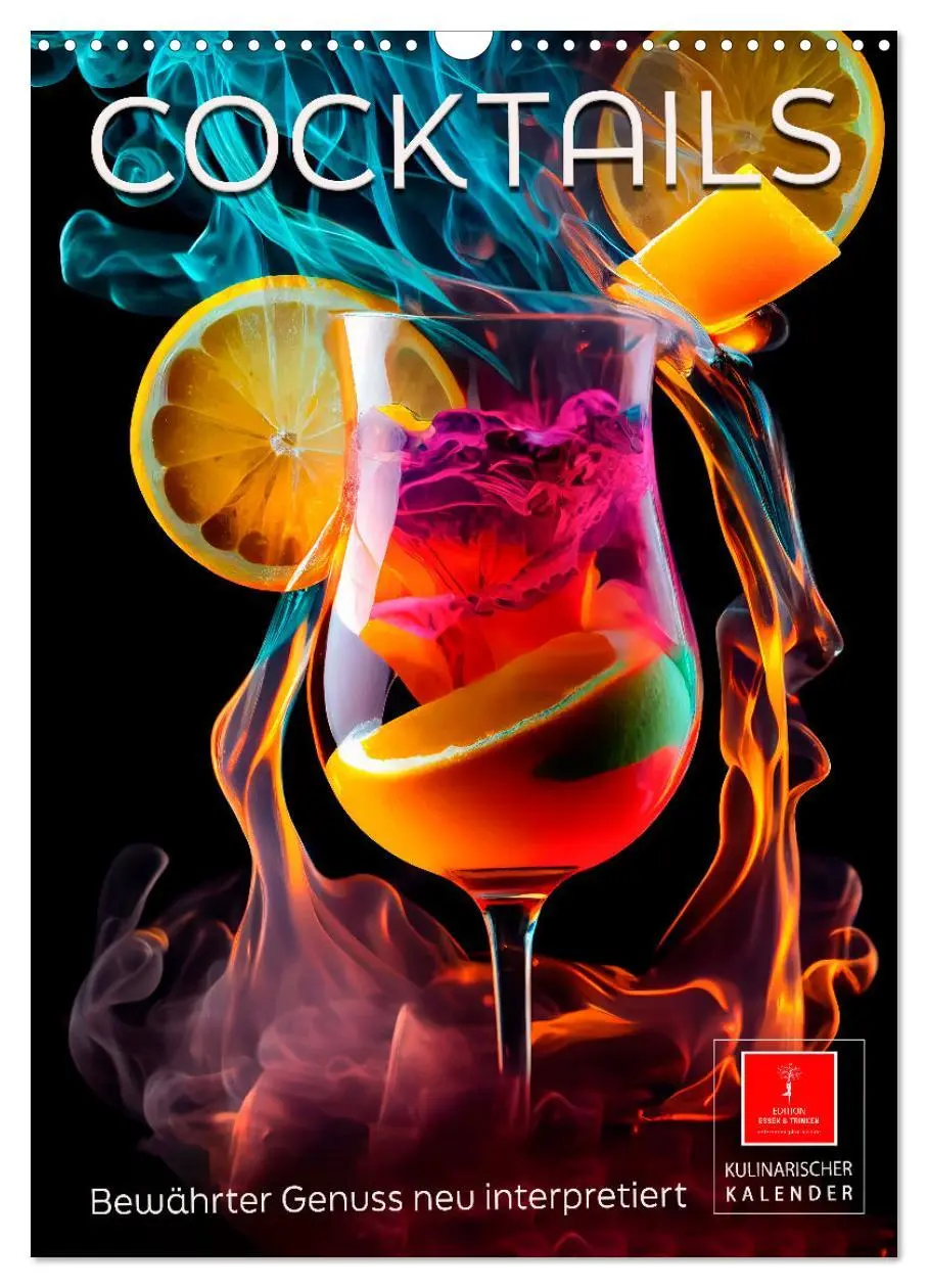 Cover: 9783516331929 | Cocktails - Bewährter Genuss neu interpretiert (Wandkalender 2026...