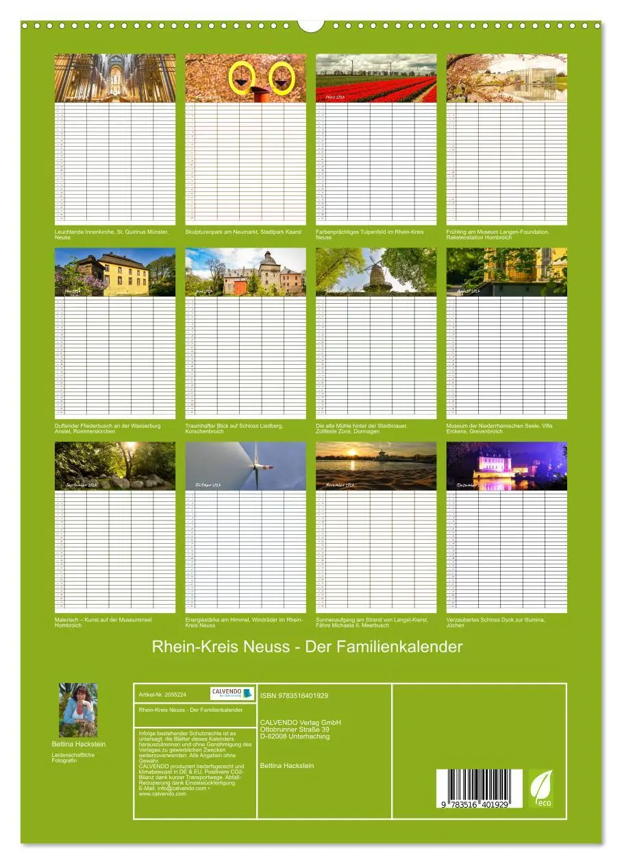Bild: 9783516401929 | Rhein-Kreis Neuss - Der Familienkalender (hochwertiger Premium...