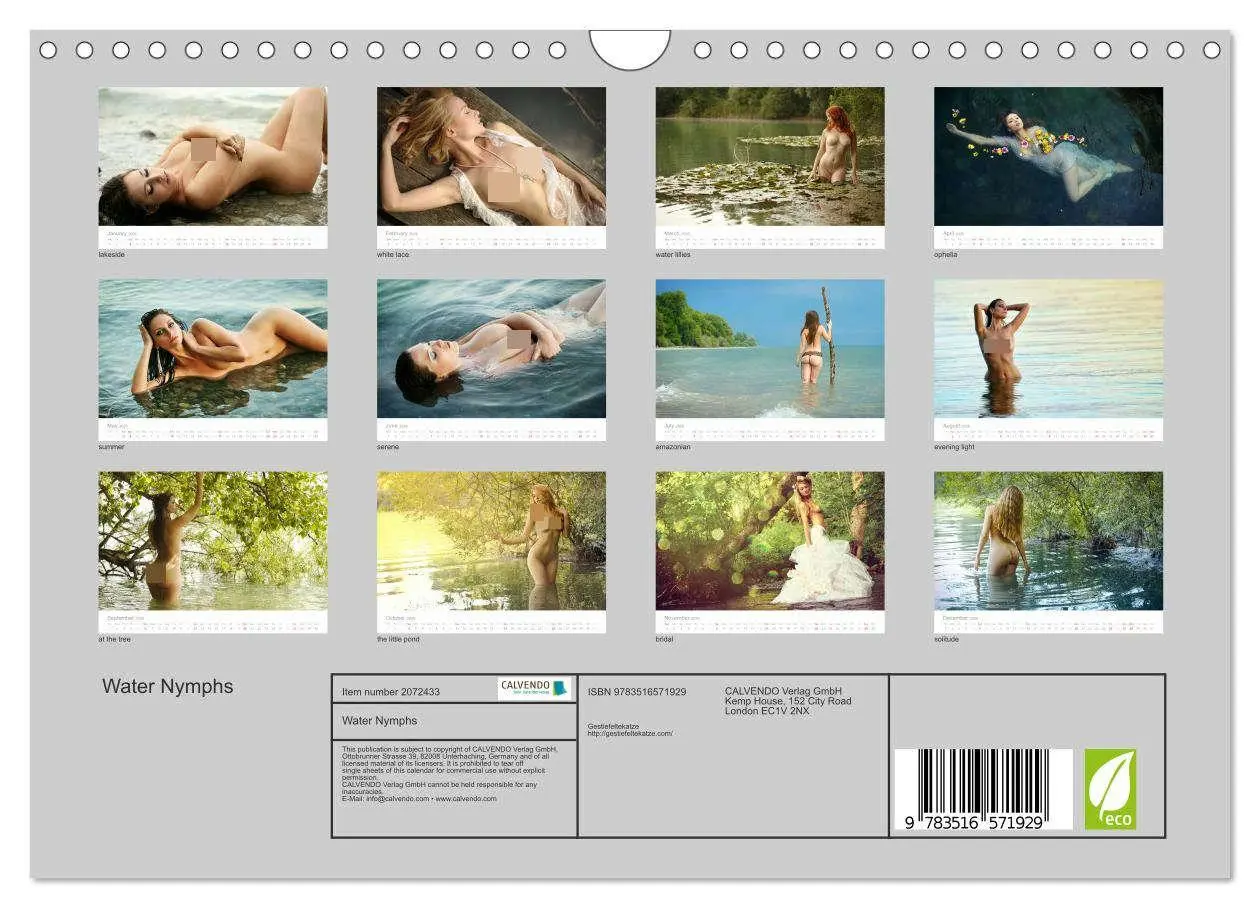 Bild: 9783516571929 | Water Nymphs (Wall Calendar 2026 DIN A4 landscape), CALVENDO 12...