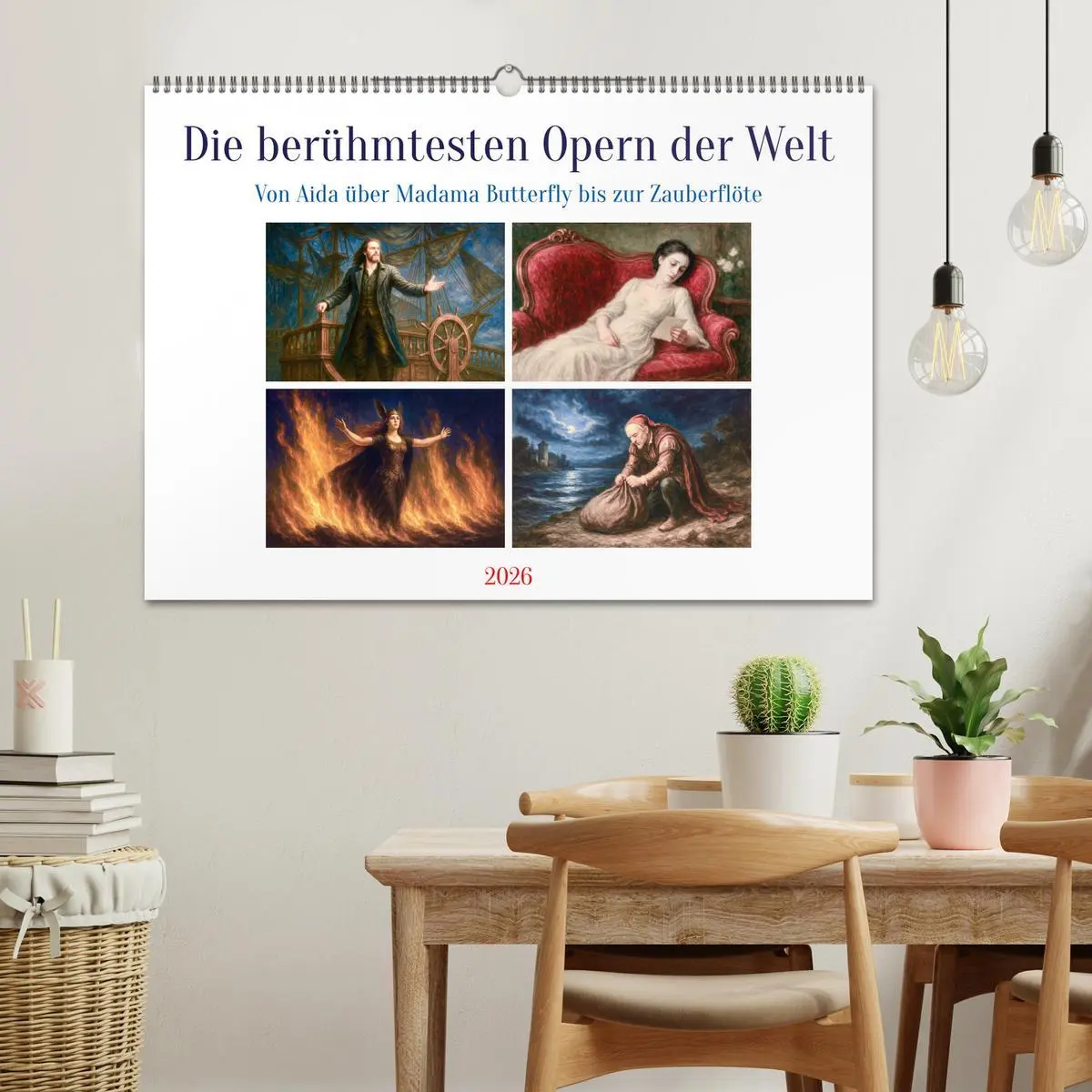 Bild: 9783516641929 | Die berühmtesten Opern der Welt (Wandkalender 2026 DIN A2 quer),...
