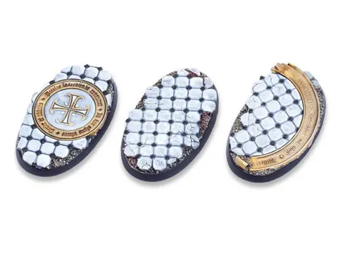 Cover: 704270722029 | Ruins of Sanctuary Bases - 60mm Oval (3) | deutsch | Tabletop-Art