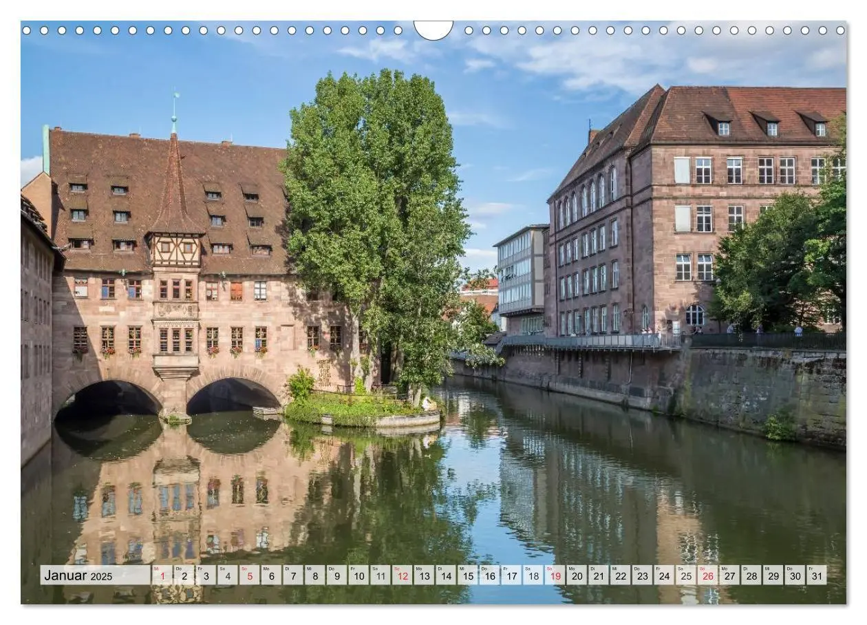 Bild: 9783435592029 | NÜRNBERG Historisches Stadtherz (Wandkalender 2025 DIN A3 quer),...