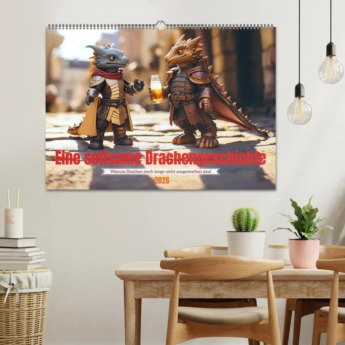 Bild: 9783457512029 | Eine seltsame Drachengeschichte (Wandkalender 2026 DIN A2 quer),...