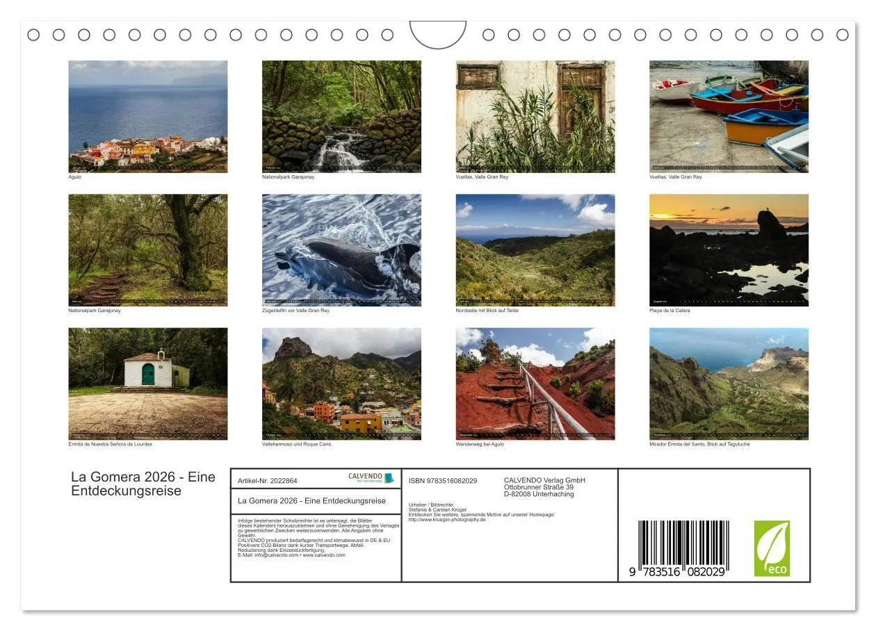 Bild: 9783516082029 | La Gomera 2026 - Eine Entdeckungsreise (Wandkalender 2026 DIN A4...