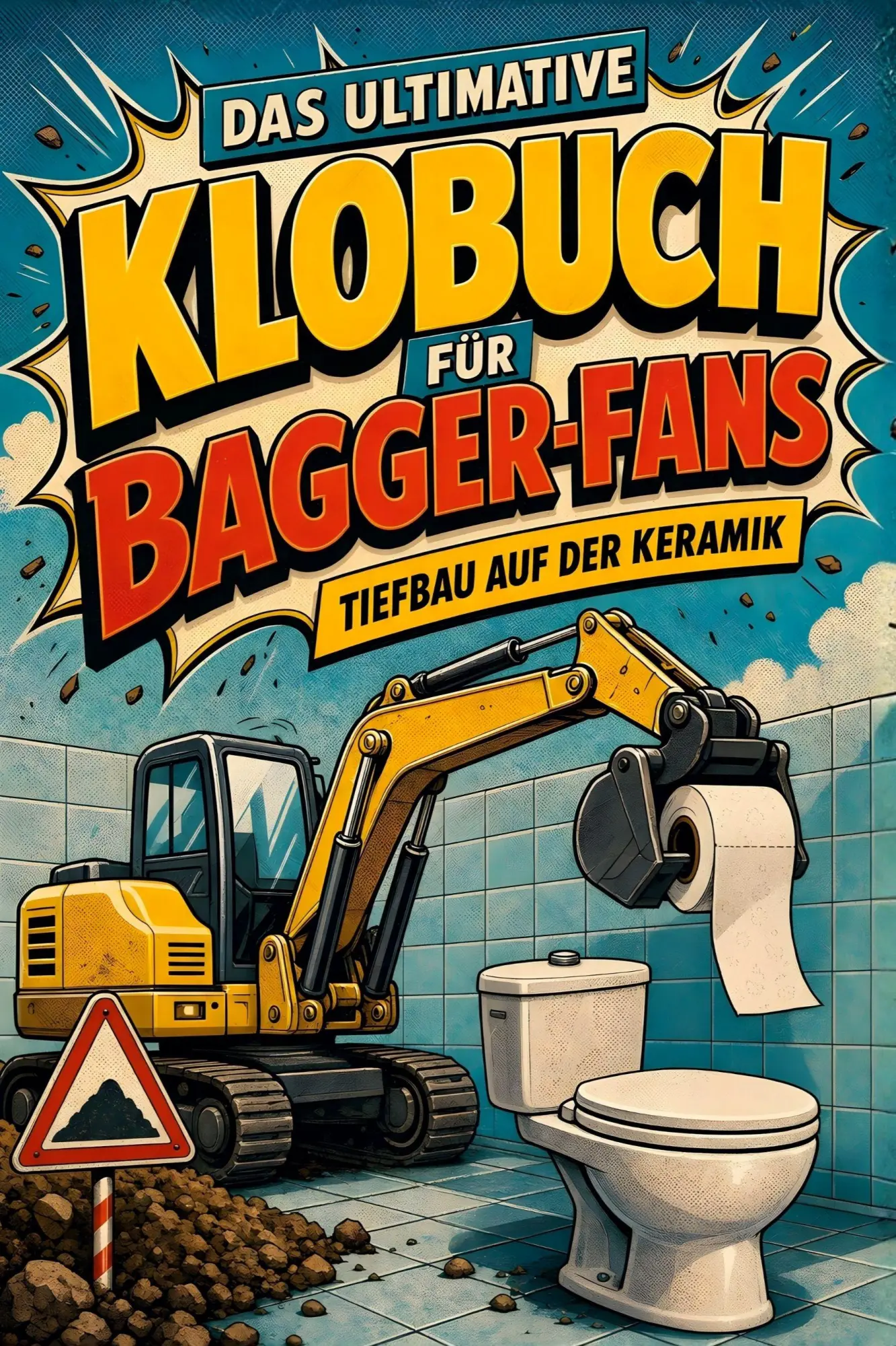 Cover: 9783696102029 | Das ultimative Klobuch für Bagger-Fans | Tiefbau auf der Keramik