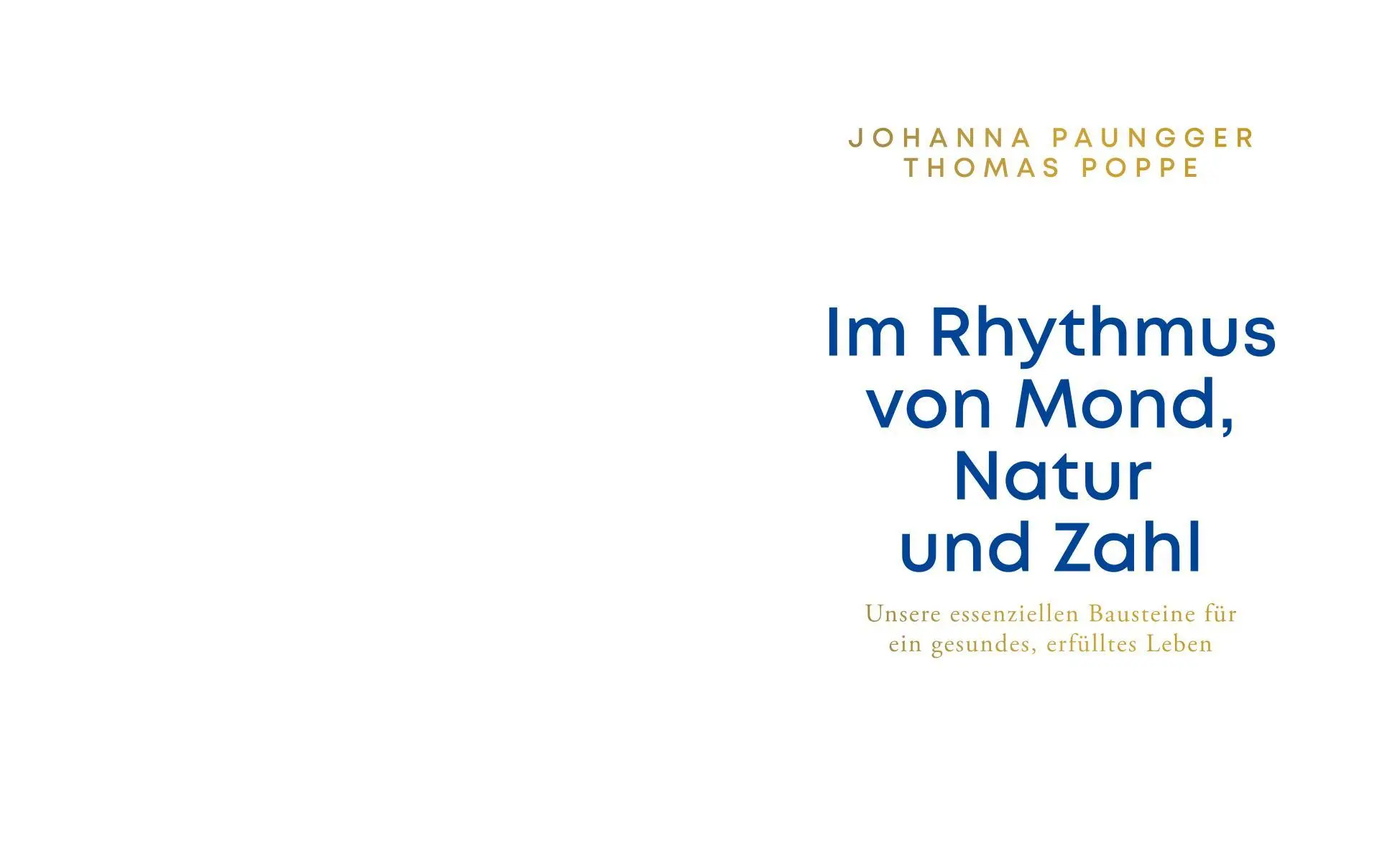 Bild: 9783833882029 | Im Rhythmus von Mond, Natur und Zahl | Thomas Poppe | Buch | 160 S.