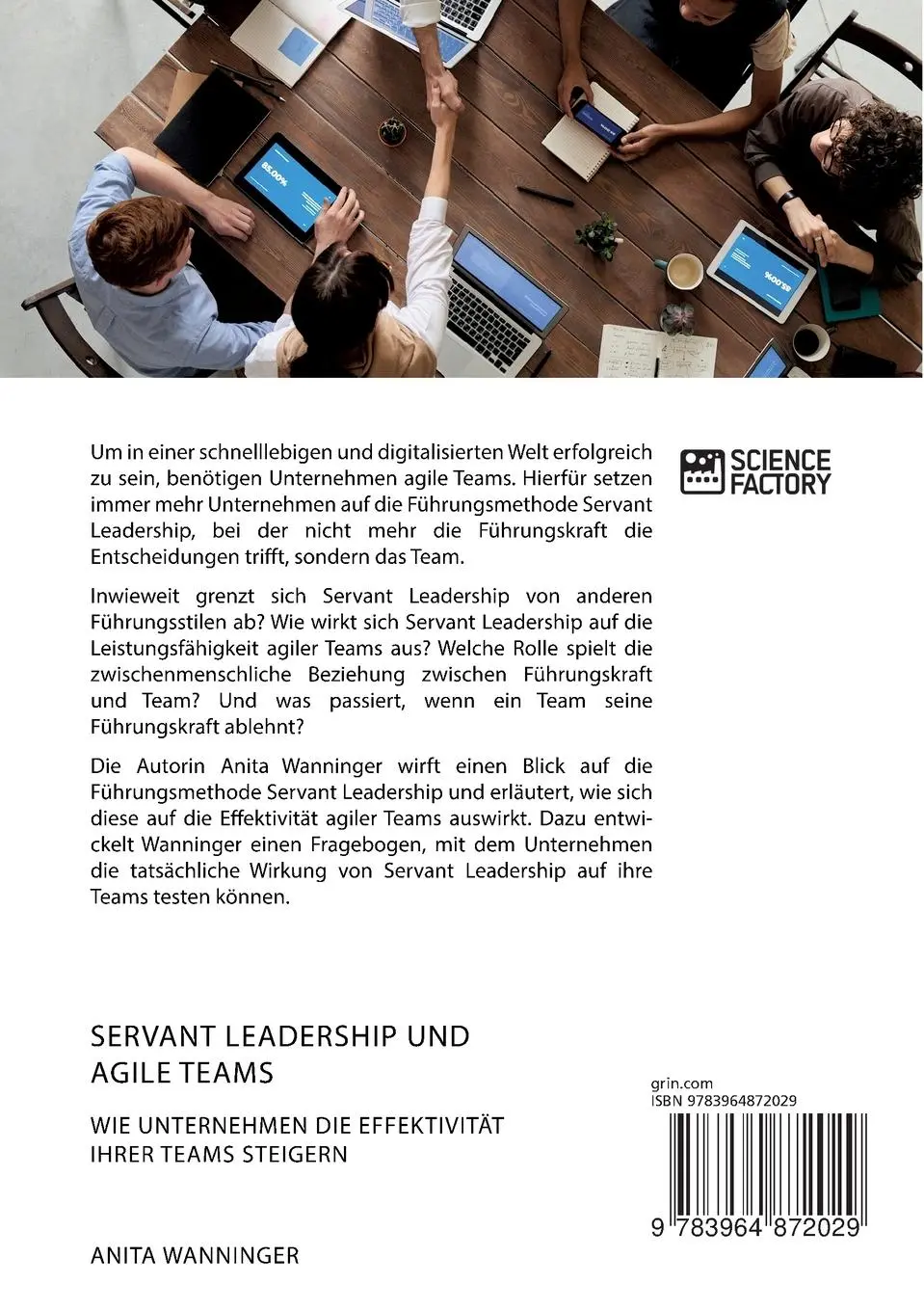 Rückseite: 9783964872029 | Servant Leadership und agile Teams. Wie Unternehmen die...