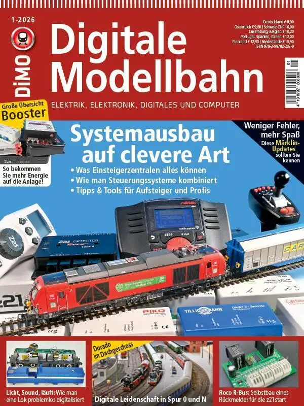 Cover: 9783987022029 | Systemausbau auf clevere Art | Digitale Modellbahn 1/2026 | Broschüre