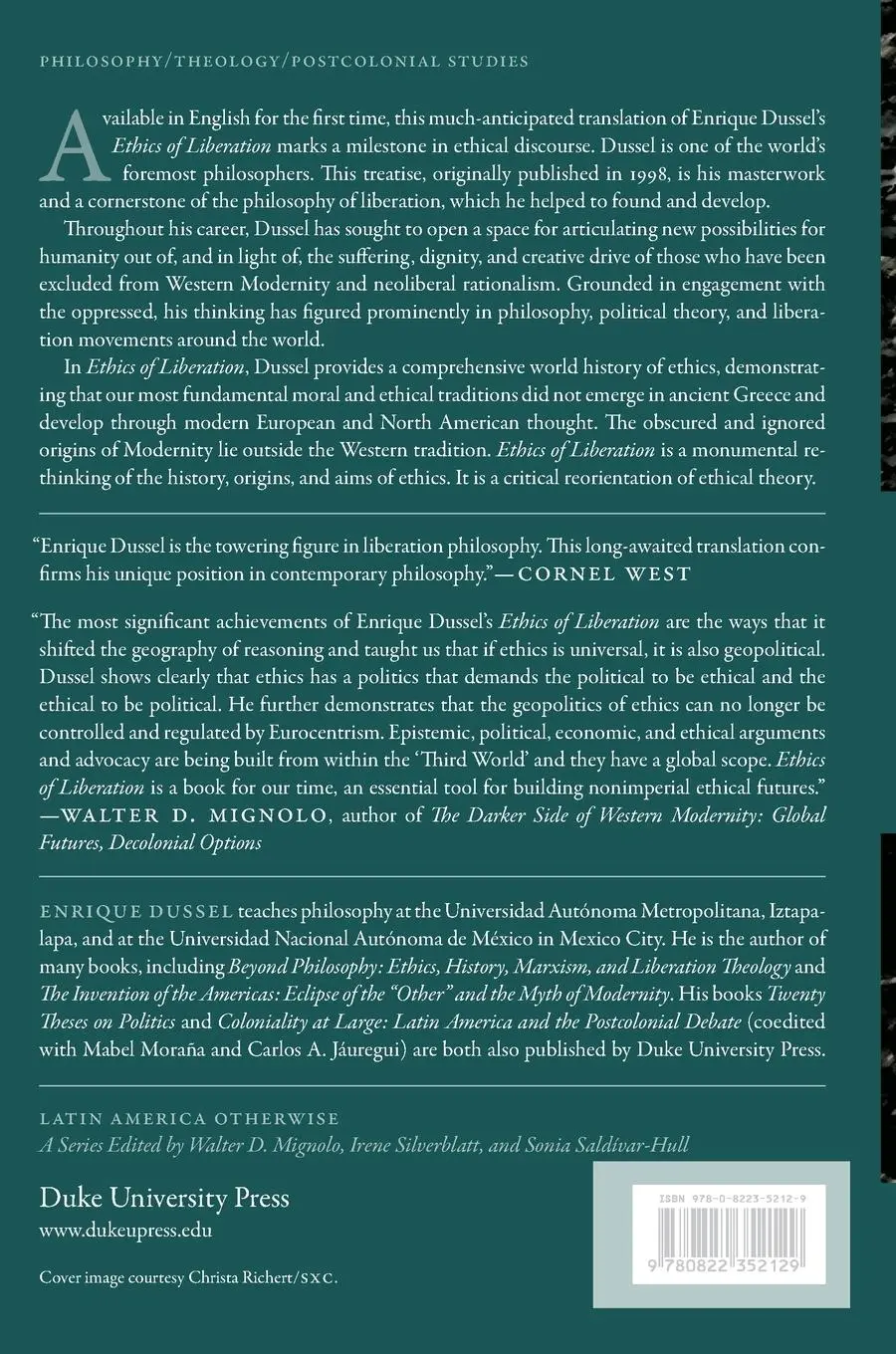 Rückseite: 9780822352129 | Ethics of Liberation | In the Age of Globalization and Exclusion