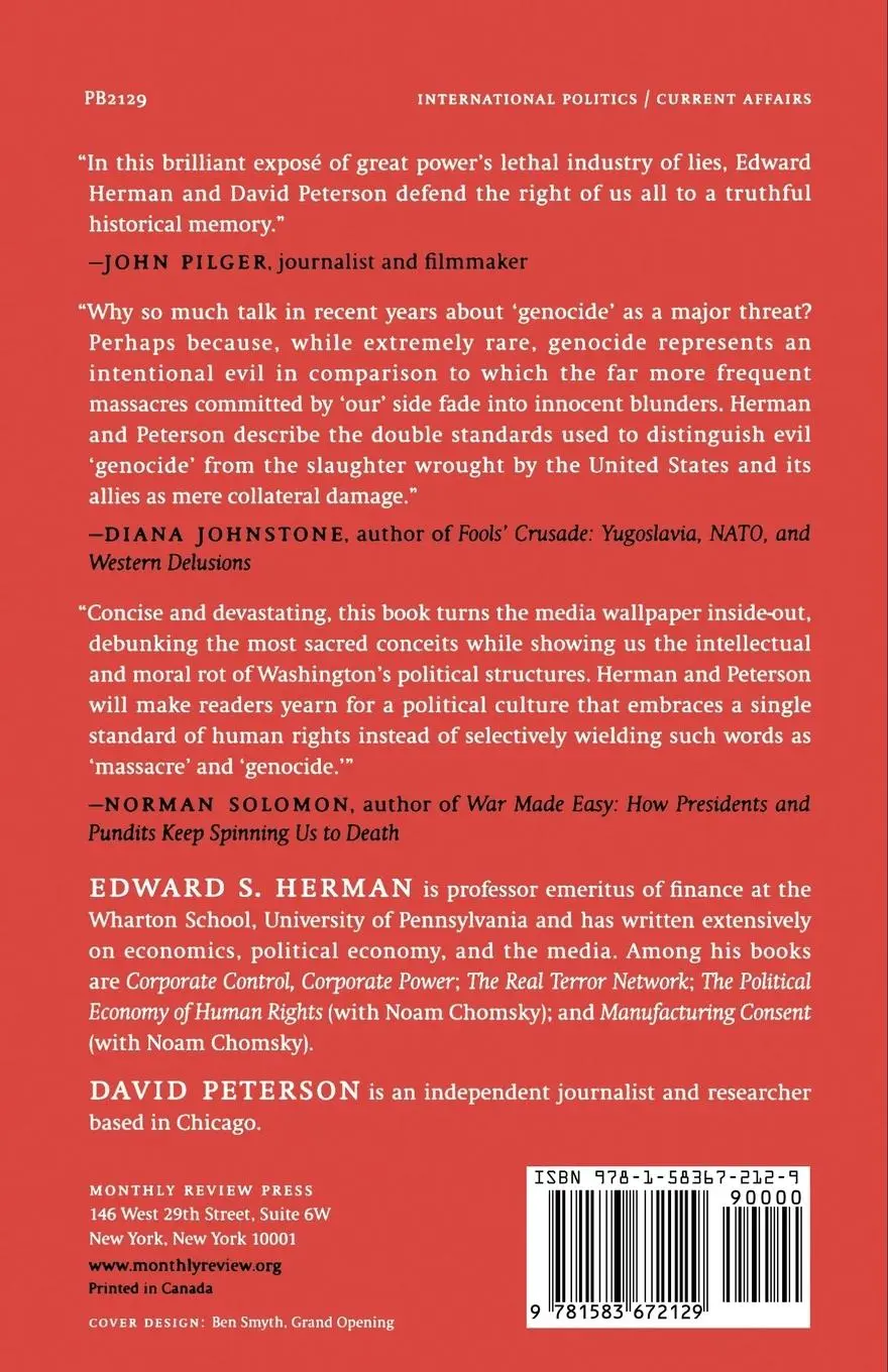 Rückseite: 9781583672129 | The Politics of Genocide | Edward S. Herman (u. a.) | Taschenbuch