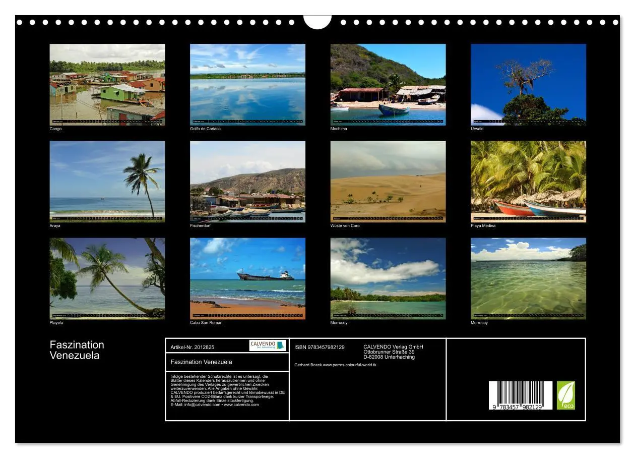 Bild: 9783457982129 | Faszination Venezuela (Wandkalender 2026 DIN A3 quer), CALVENDO...