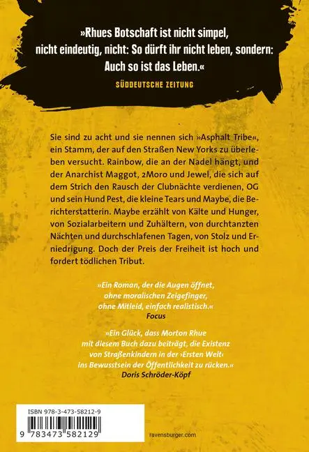 Bild: 9783473582129 | Asphalt Tribe | Kinder der Straße | Morton Rhue | Taschenbuch | 221 S.