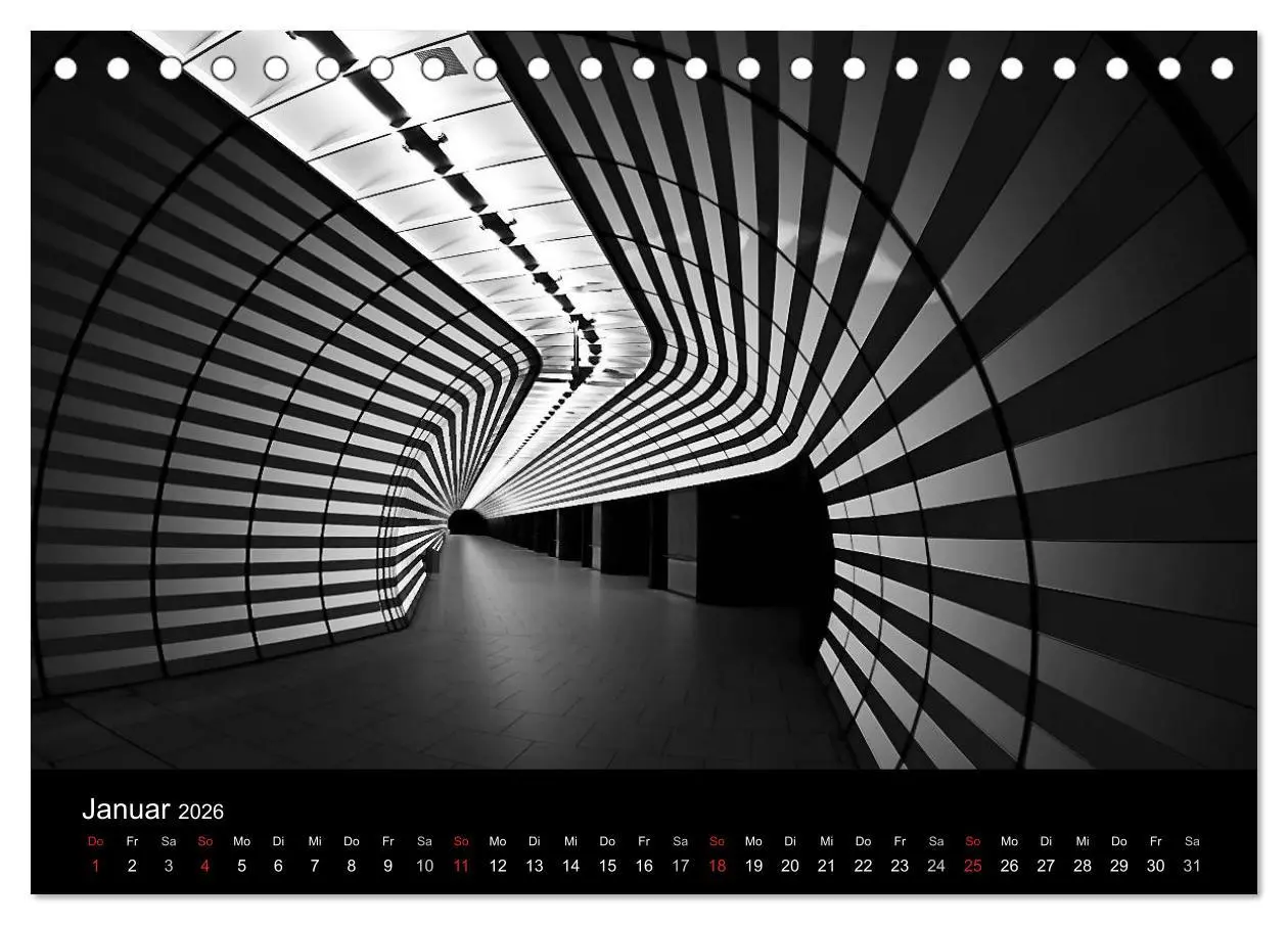 Bild: 9783516212129 | Black-Schwarz-Noir 2026 (Tischkalender 2026 DIN A5 quer), CALVENDO...