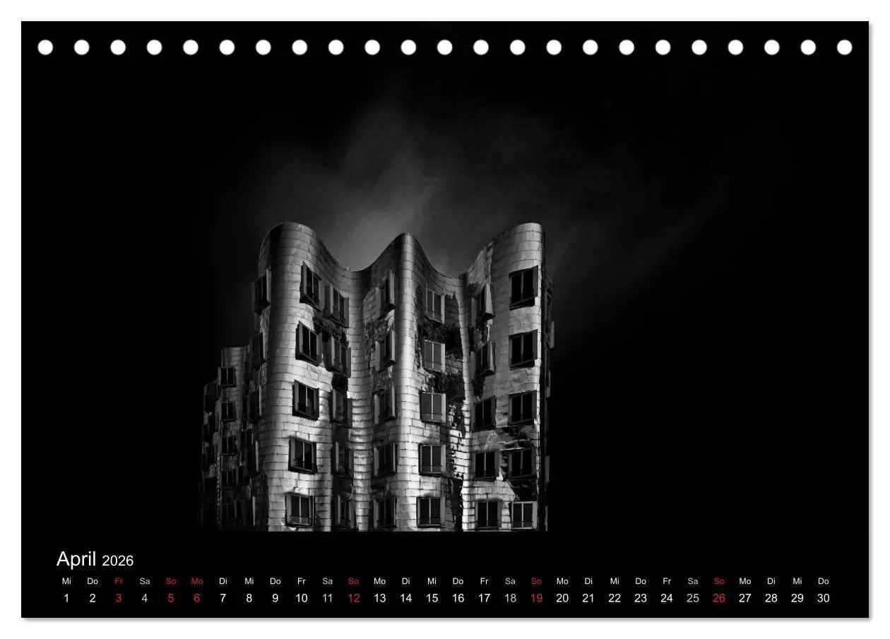 Bild: 9783516212129 | Black-Schwarz-Noir 2026 (Tischkalender 2026 DIN A5 quer), CALVENDO...