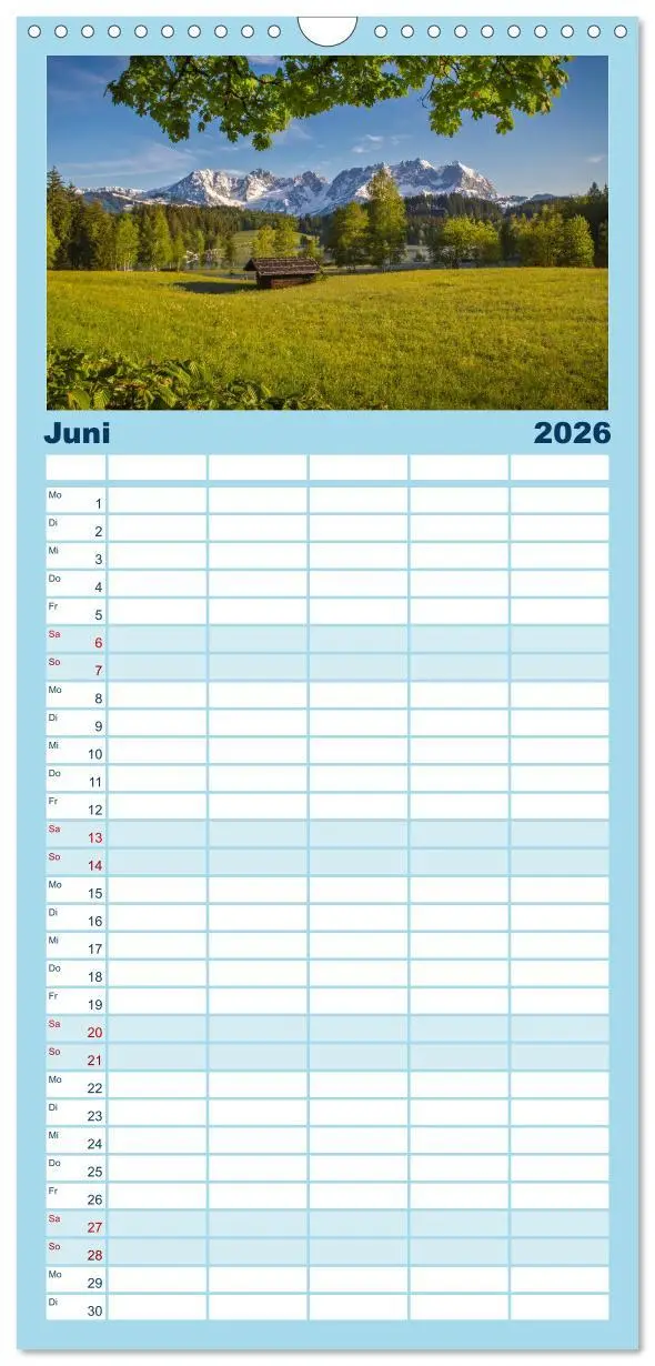 Bild: 9783516522129 | Familienplaner 2026 - Der Wilde Kaiser, das Kletterparadies bei...