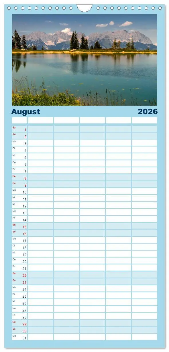 Bild: 9783516522129 | Familienplaner 2026 - Der Wilde Kaiser, das Kletterparadies bei...