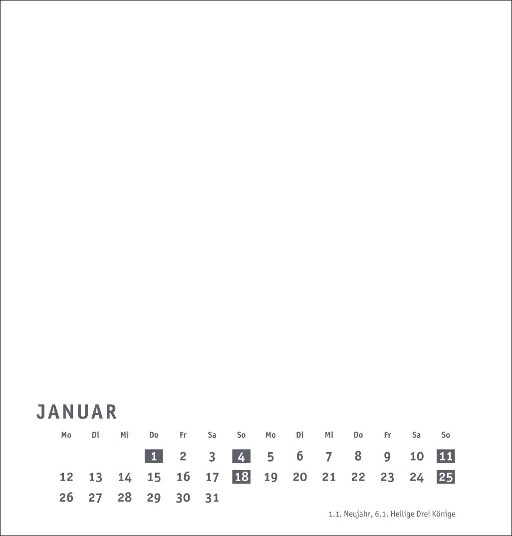 Bild: 9783756412129 | Premium-Bastelkalender weiß mittel 2026 | Kalender | Spiralbindung