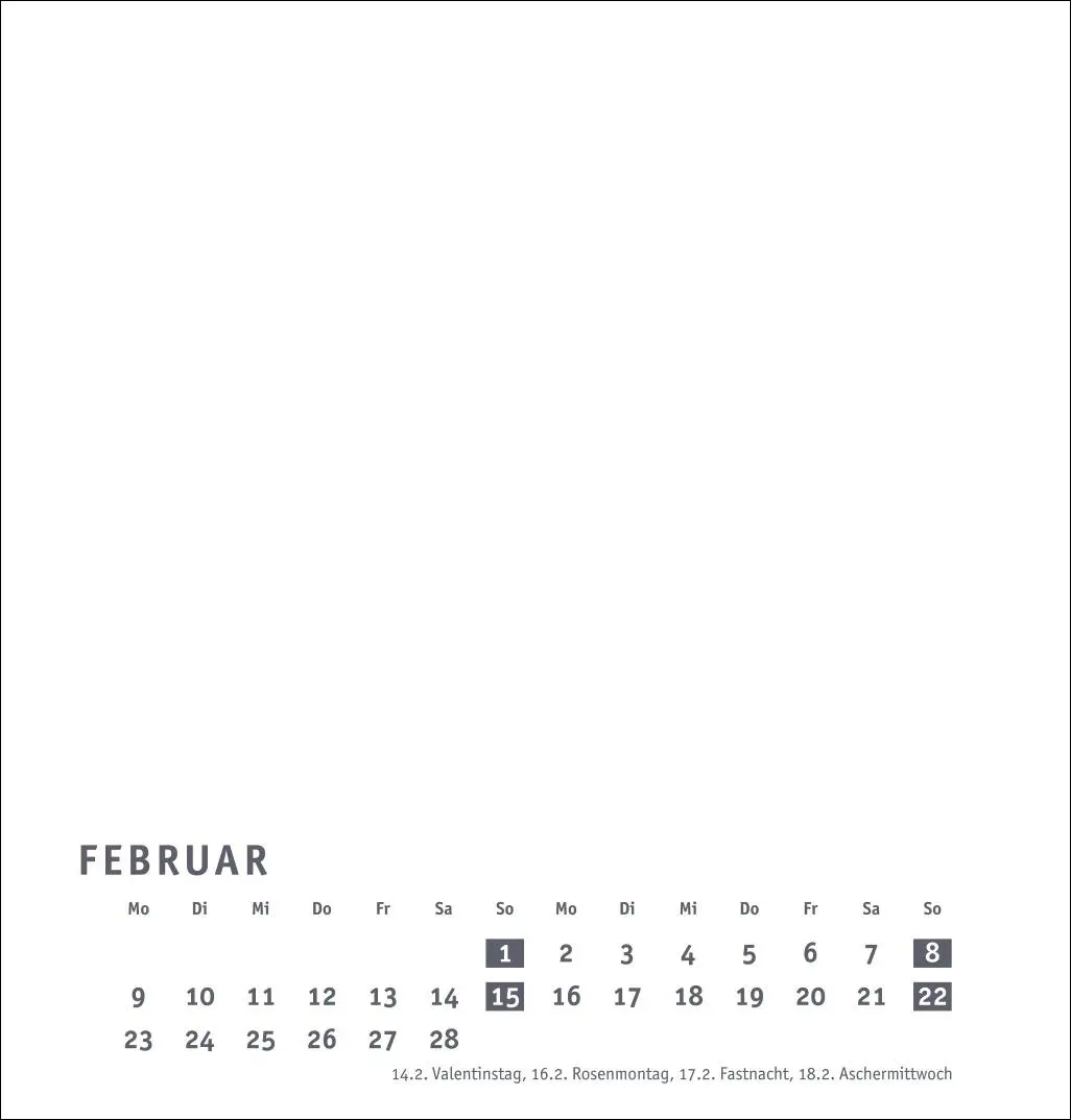 Bild: 9783756412129 | Premium-Bastelkalender weiß mittel 2026 | Kalender | Spiralbindung