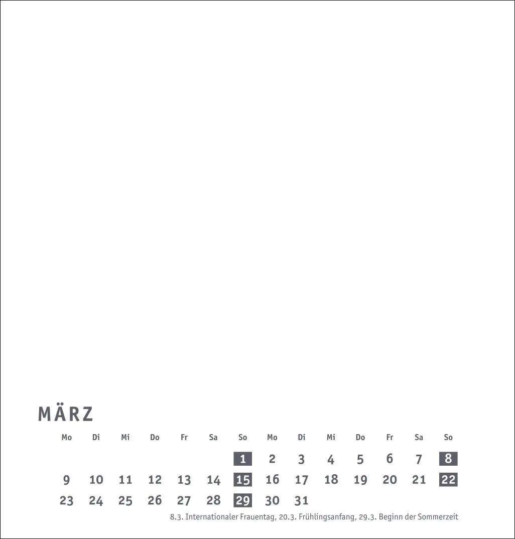 Bild: 9783756412129 | Premium-Bastelkalender weiß mittel 2026 | Kalender | Spiralbindung