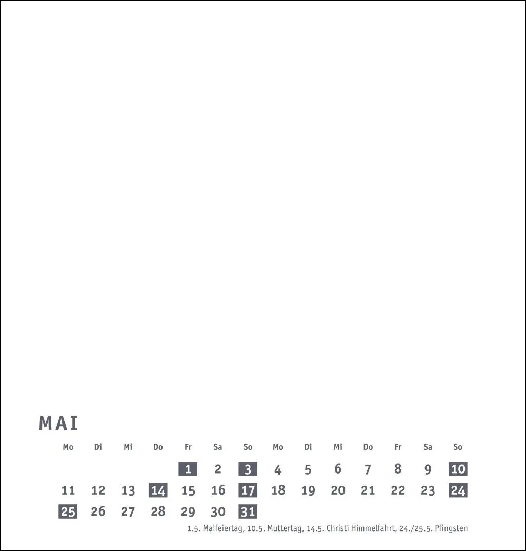 Bild: 9783756412129 | Premium-Bastelkalender weiß mittel 2026 | Kalender | Spiralbindung