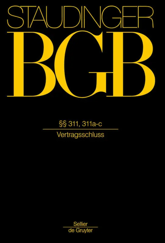 Cover: 9783805912129 | §§ 311, 311a-c | Vertragsschluss | Cornelia Feldmann (u. a.) | Buch
