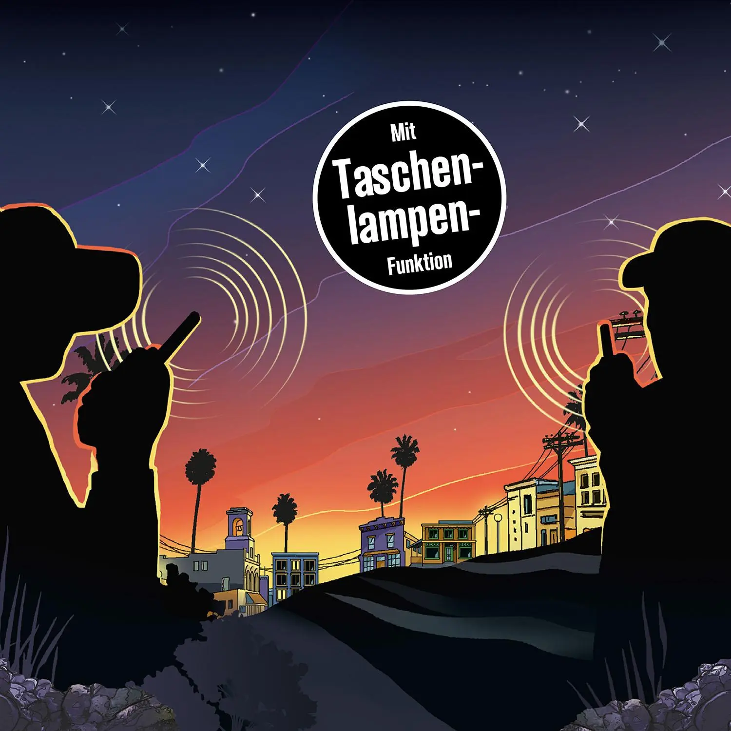 Bild: 4002051632229 | Die drei ??? - Walkie-Talkies (drei Fragezeichen) | Detektiv-Set