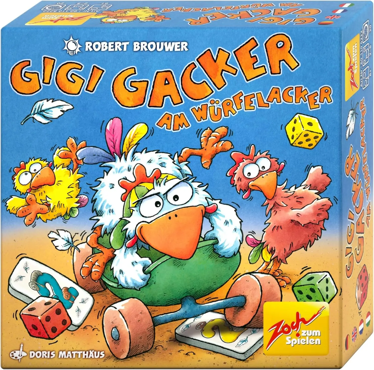 Cover: 4015682052229 | Gigi Gacker am Würfelacker | Spiel | Deutsch | 2025 | Zoch GmbH
